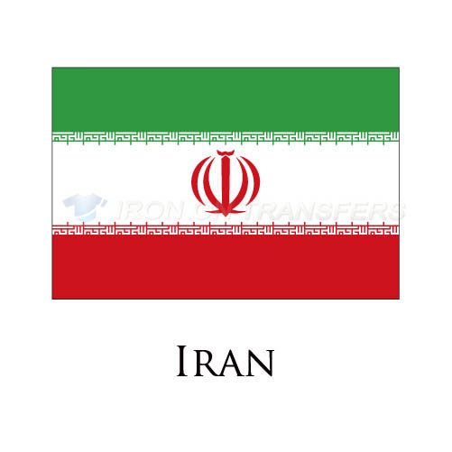 Iran flag Iron-on Stickers (Heat Transfers)NO.1896